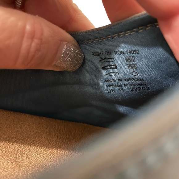 TAOS Clogs Right On Grey Slip On Mesh Nylon Sneakers Size 11 - Picture 7 of 8